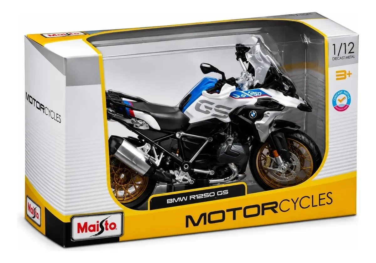 MOTOCICLETA BMW R 1250 GS Escala 1:12 Mc - Imagen 3