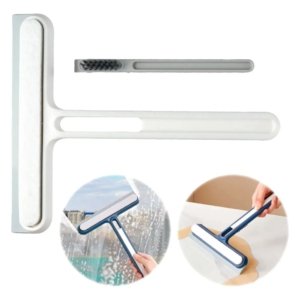 LIMPIAVIDRIOS Limpia Vidrios Silicona Con Esponja + Cepillo Multiusos A06-331