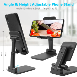 GANCHO SOPORTE PARA SMARTPHONE plegable ajustable Escritorio T9