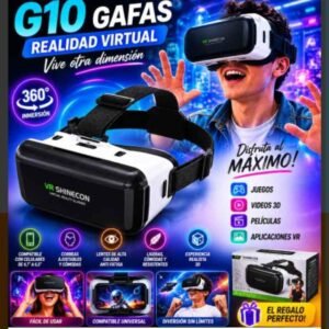 GAFAS DE REALIDAD VIRTUAL 3D VR shinecon G10 para celulares