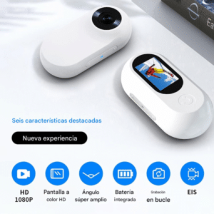 CAMARA MINI f2 con pantalla minigopro audio video de bolsillo Cámara De Acción 1080P HD Inalámbrico