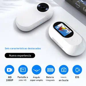 CAMARA MINI f2 con pantalla minigopro audio video de bolsillo Cámara De Acción 1080P HD Inalámbrico