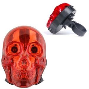 LUCES BICICLETA CALAVERA bicicleta o moto PILAS BIKE TAILLINGHTS