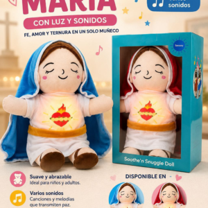 MUÑECO Peluche maria que Respira Movimiento
