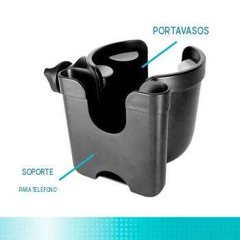 GANCHO SOPORTE CELULAR PORTAVASOS moto bicicleta - Imagen 5