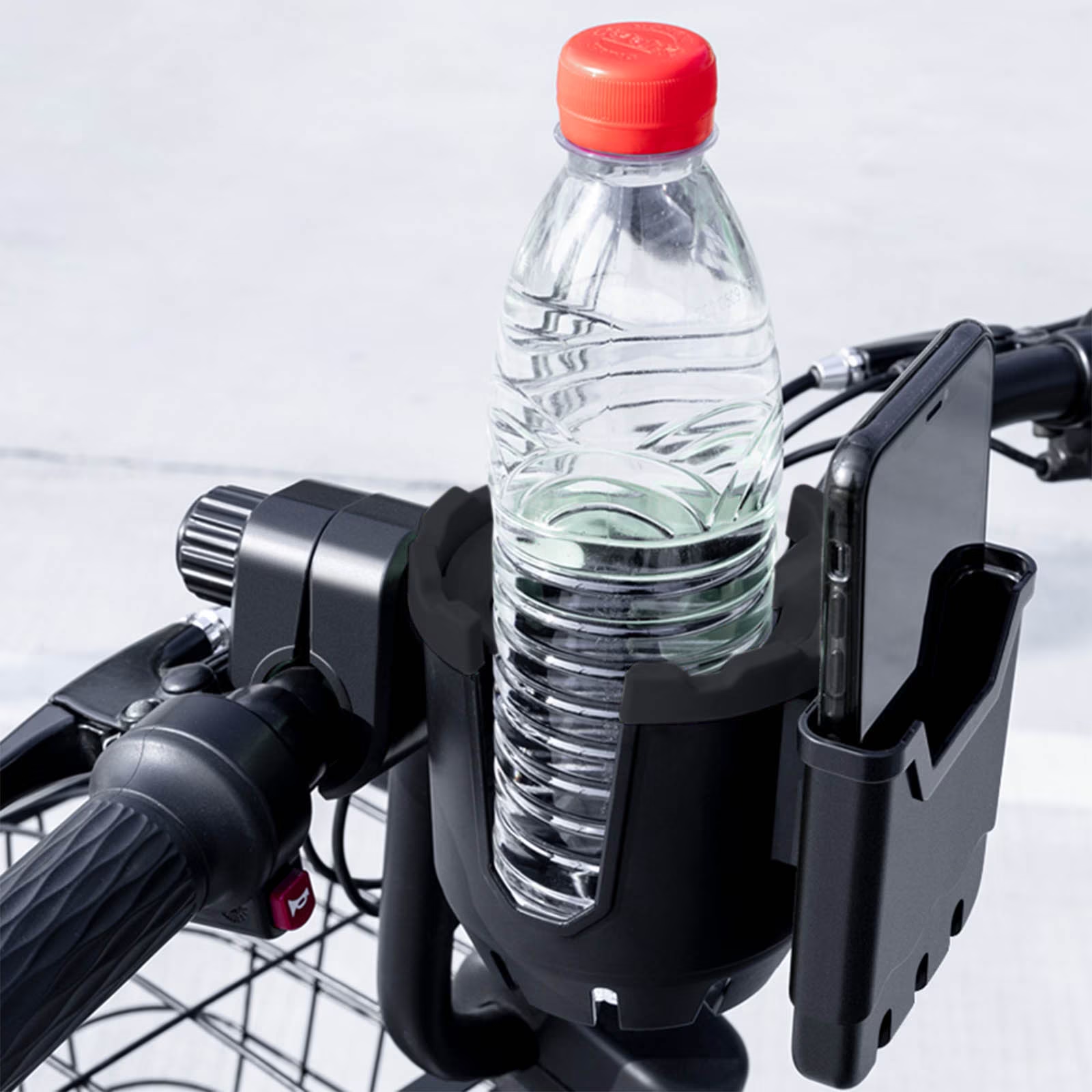 GANCHO SOPORTE CELULAR PORTAVASOS moto bicicleta - Imagen 2