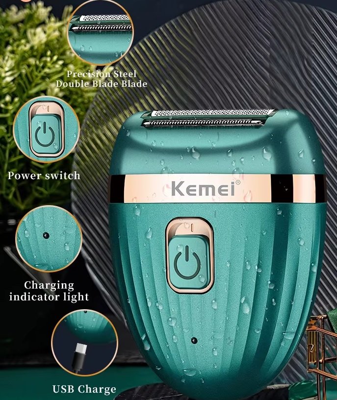 MAQUINA DEPILADORA INTIMA BIKINI kemei km393 - Imagen 4
