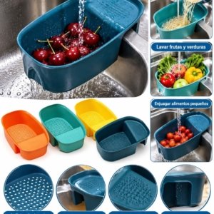 ESCURRIDOR Lavaplatos Cesta Drenaje Organizador Cocina