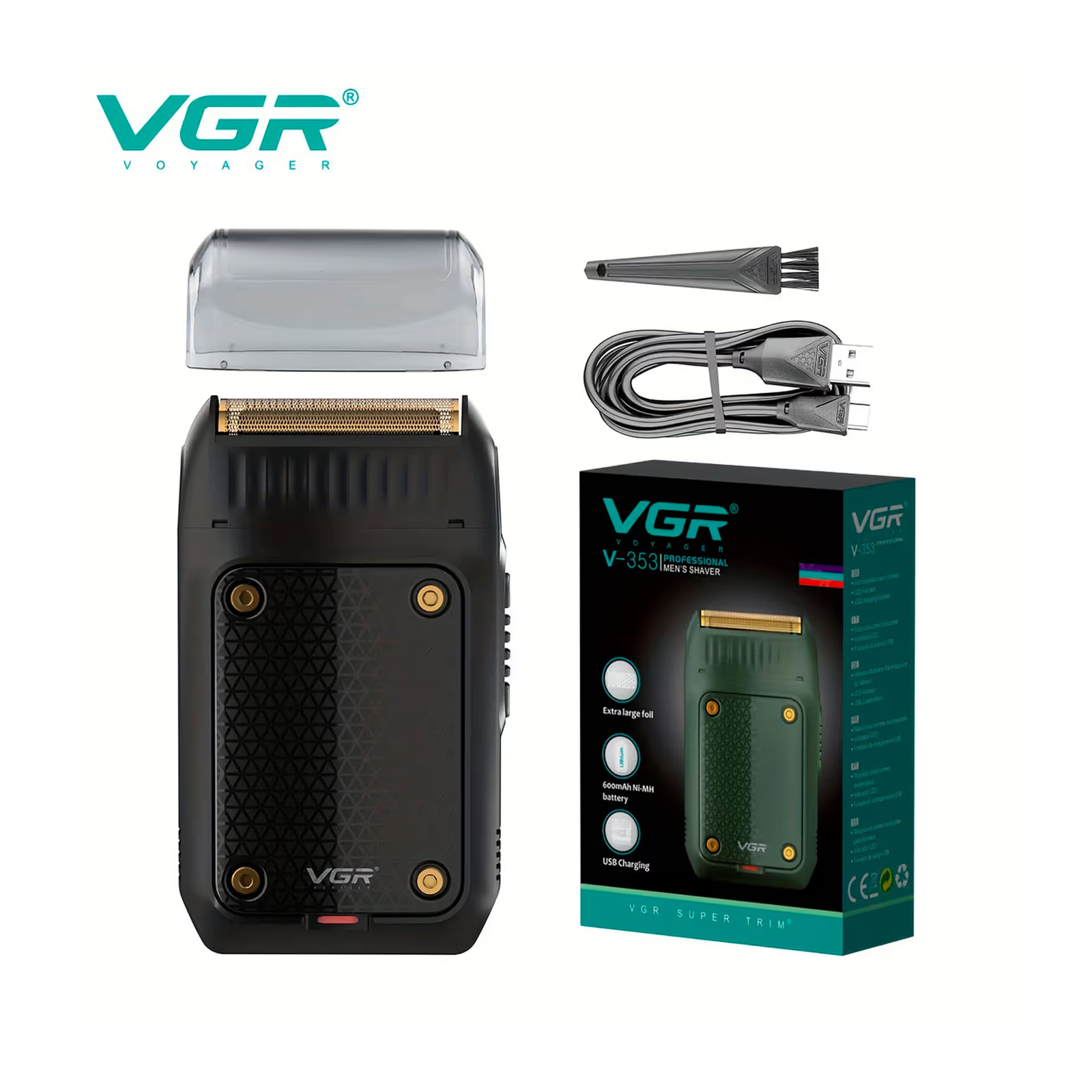 MAQUINA AFEITAR VGR-353 PROFESIONAL RECARGABLE - Imagen 3